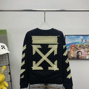 Off-White Arrow Fashion Casual Black Sweatshirt